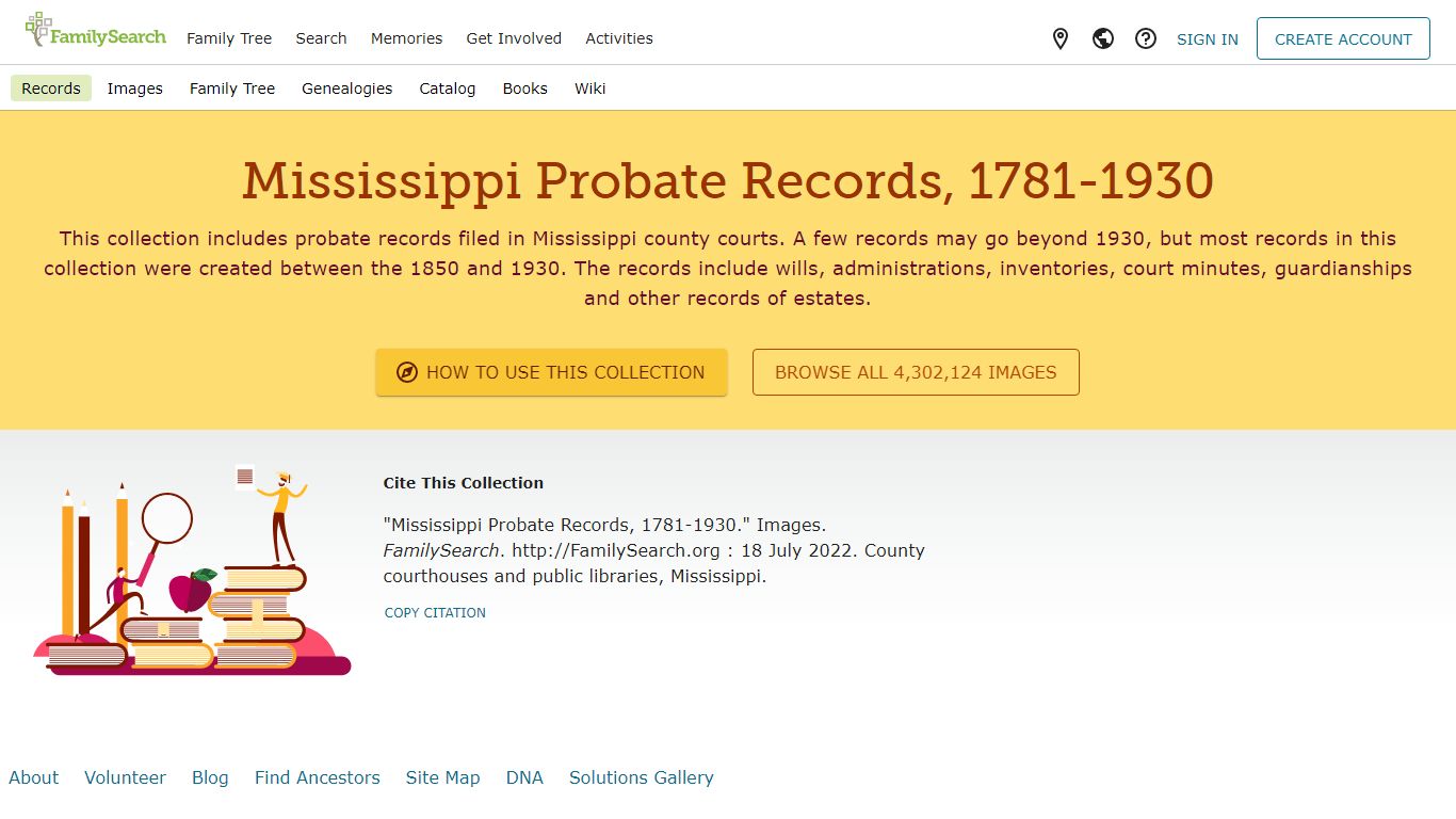 Mississippi Probate Records, 1781-1930 • FamilySearch